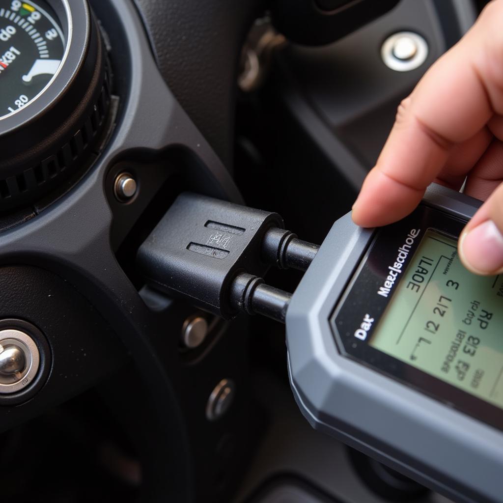 Connecting a Scan Tool to a Motorcycle