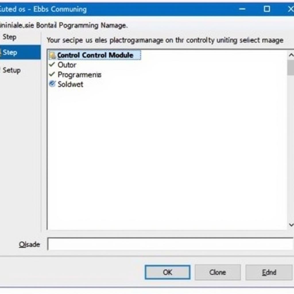 Control Unit Programming with Xentry