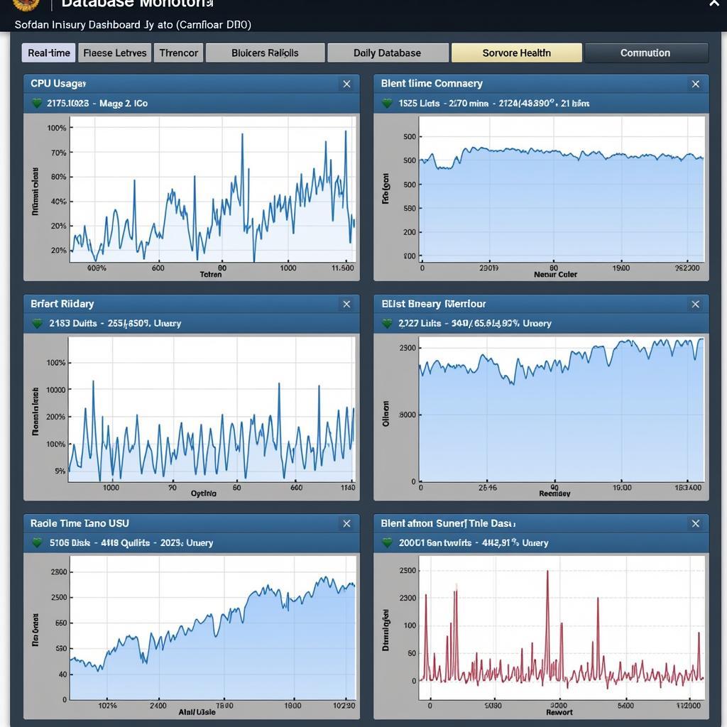 Database Monitoring Tools Dashboard