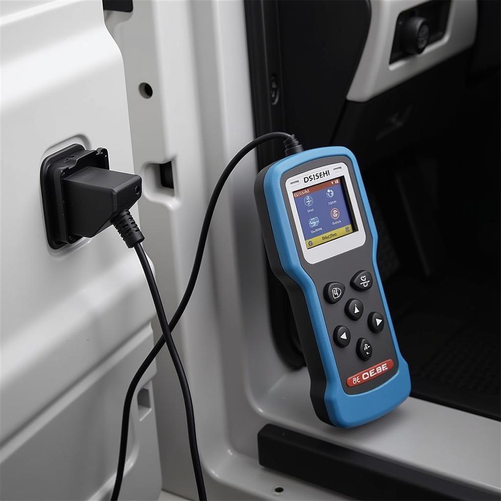 Delphi DS150e Connected to Vehicle OBD-II Port