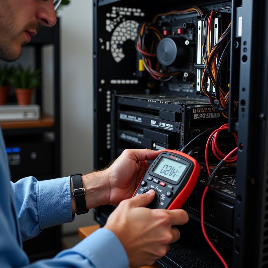 Diagnostic Tools for Hardware PC - Using Multimeter