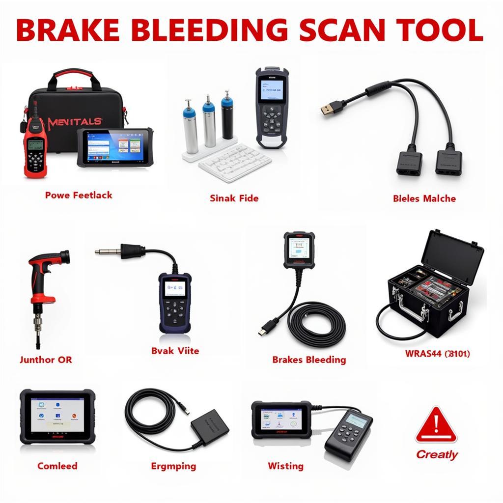 Various Brake Bleeding Scan Tools