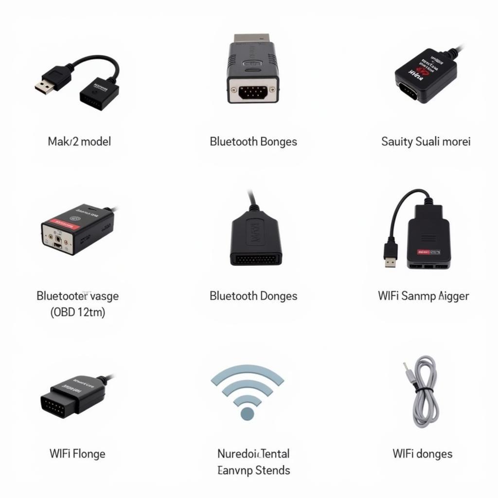 Different types of OBD2 dongles