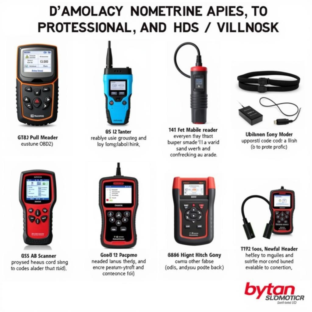 Various OBD2 Scanners