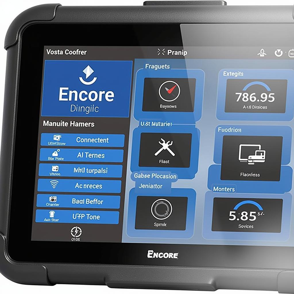 Encore Scan Tool Interface