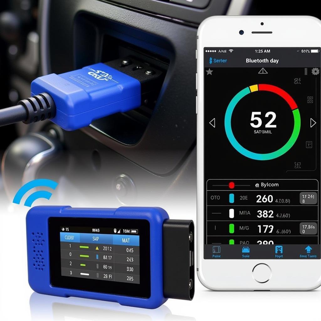 Engine Diagnostic Tool with Bluetooth Connection