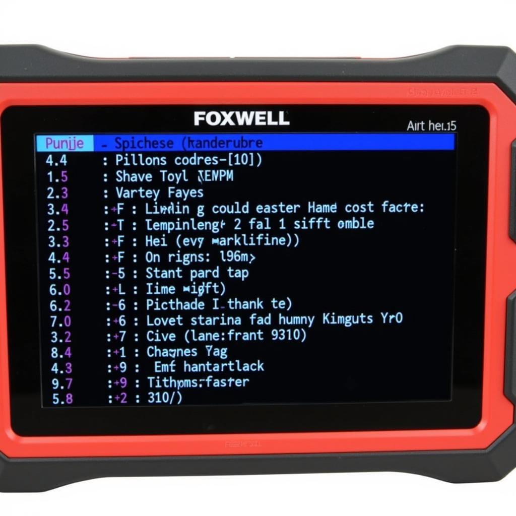 Foxwell NT201 Displaying DTC Codes