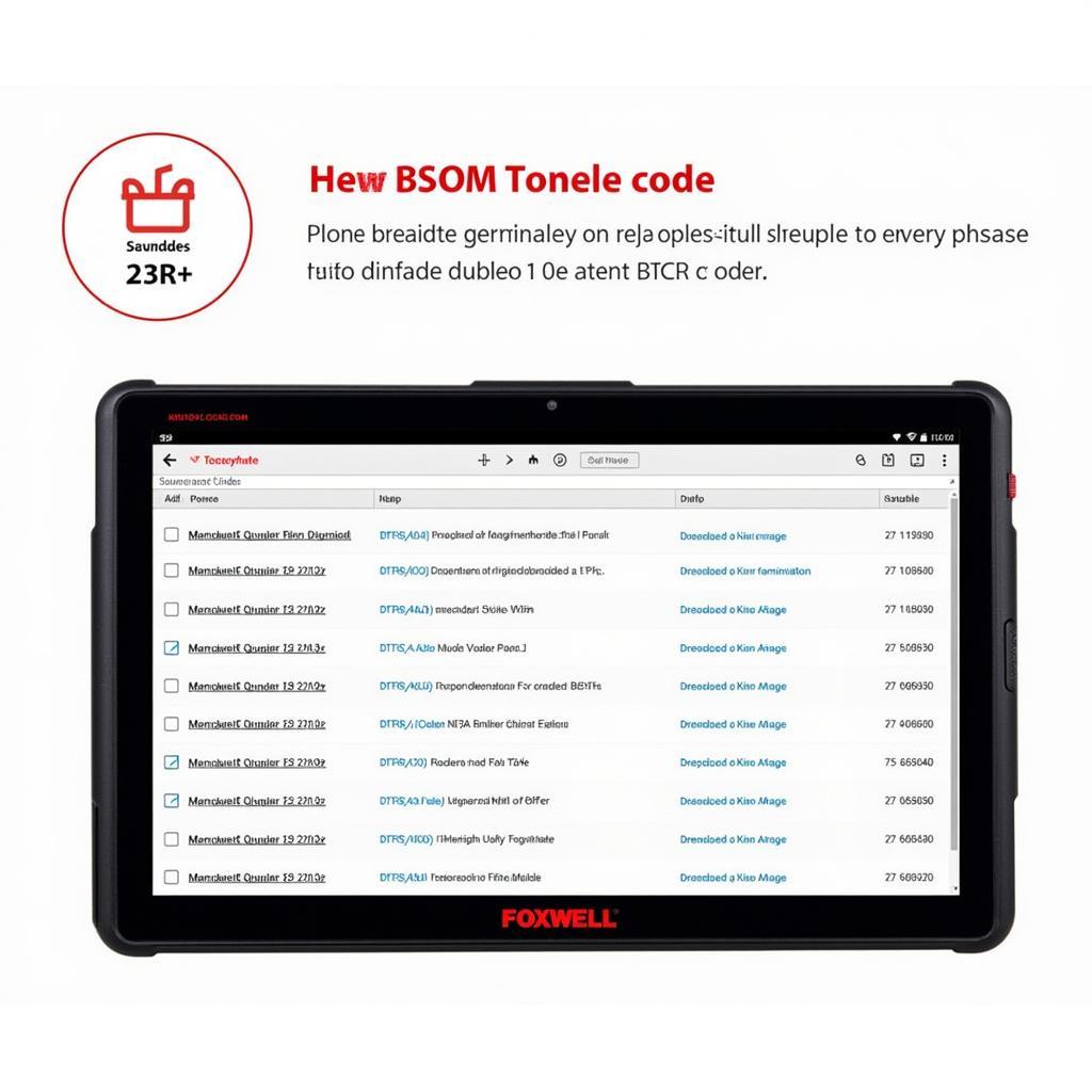 Foxwell NT301 Displaying Diagnostic Codes