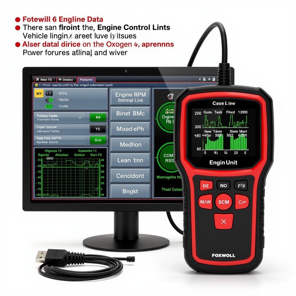 Foxwell NT510 Displaying Live Data