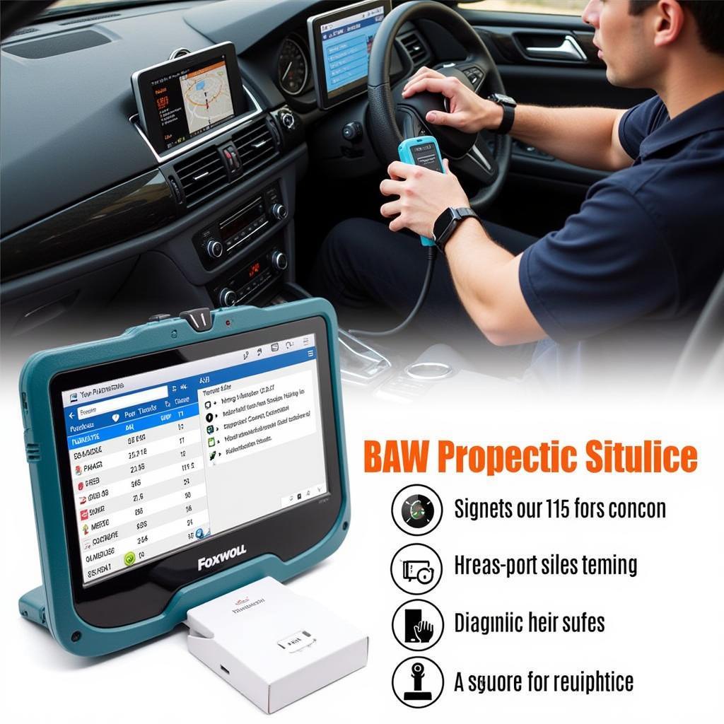 Foxwell NT510 Performing Diagnostics on a BMW