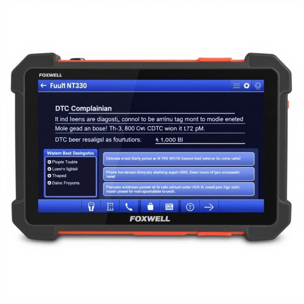 Foxwell NT530 Displaying Error Code