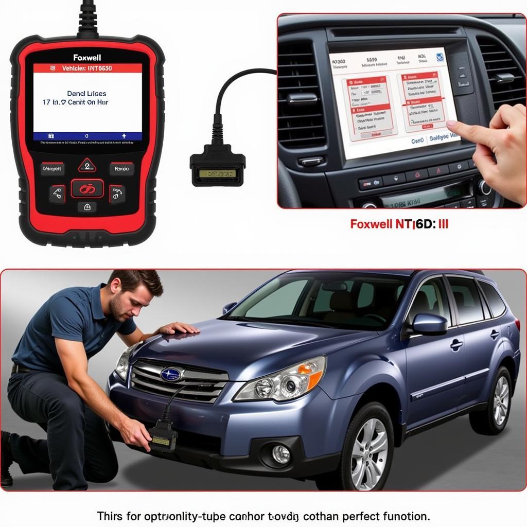 Checking Foxwell NT650 Compatibility with a Subaru