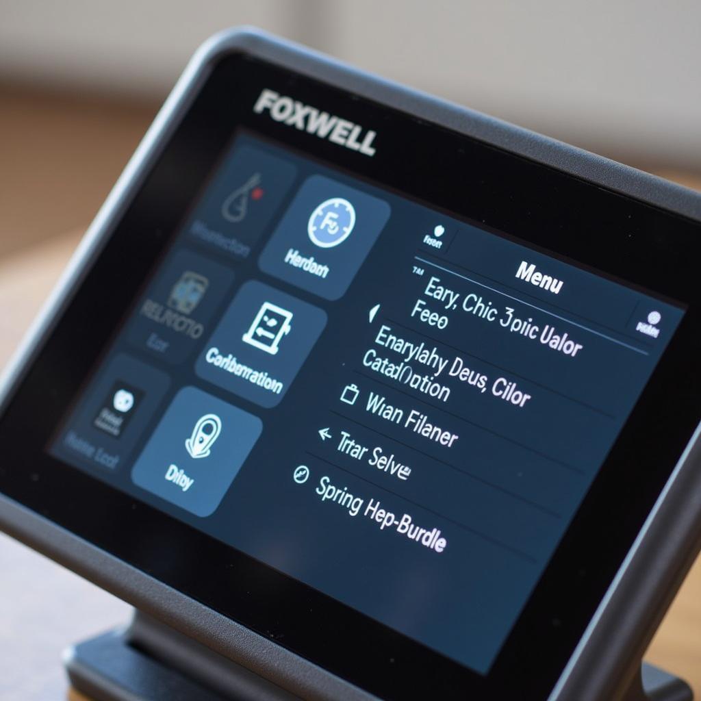 Foxwell NT650 User Interface