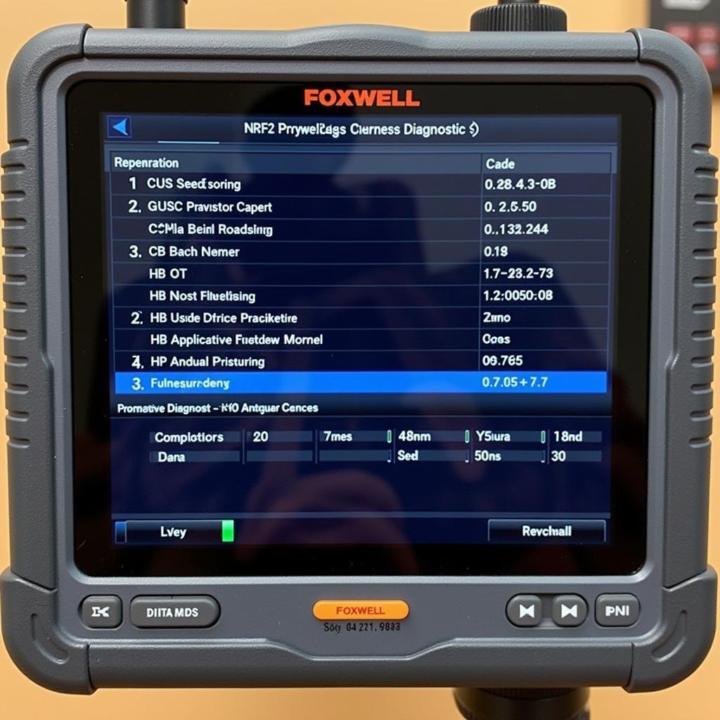 Foxwell Scanner Generating Porsche Diagnostic Report