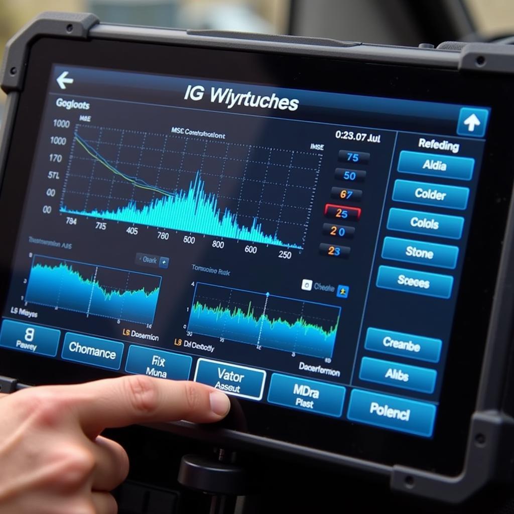 G Scan 2 software interface displaying diagnostic readings and data.