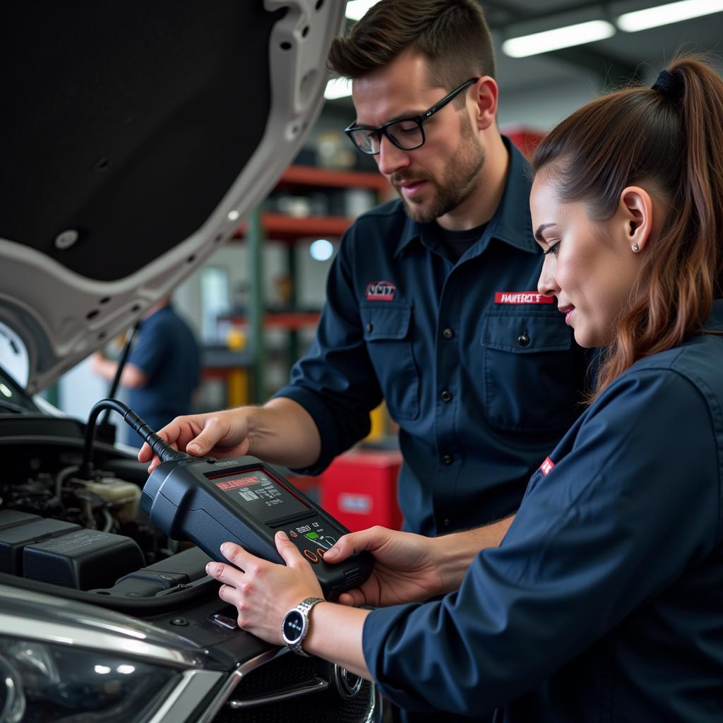 Hawkeye Diagnostic Tool in Use