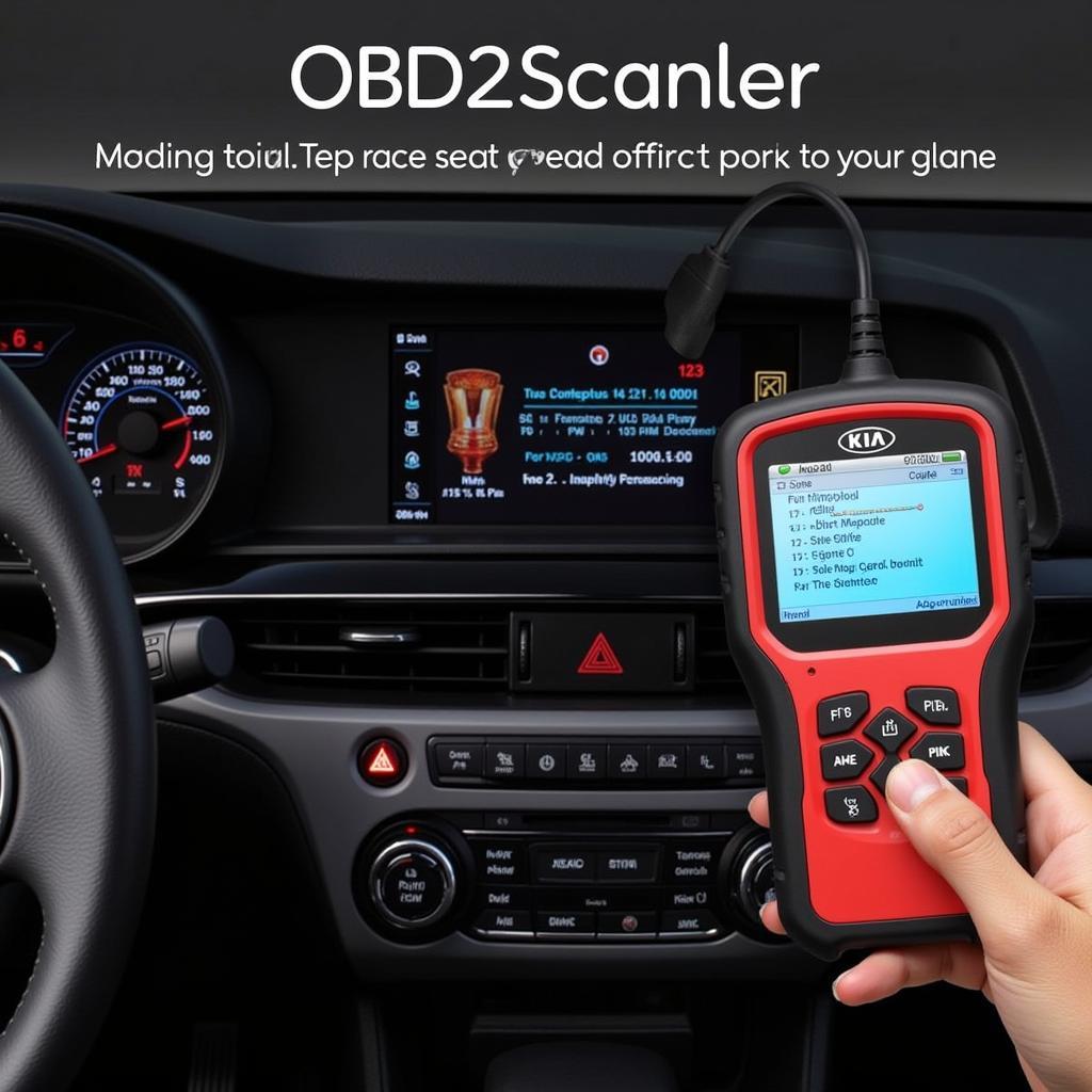 Kia OBD2 Scanner Reading Codes