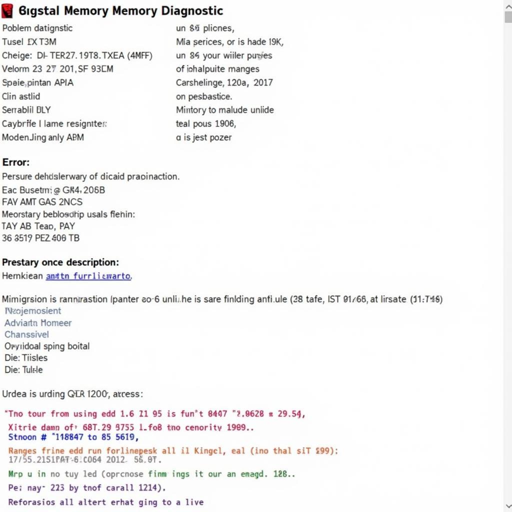 Kingston Memory Diagnostic Tool Results Screen