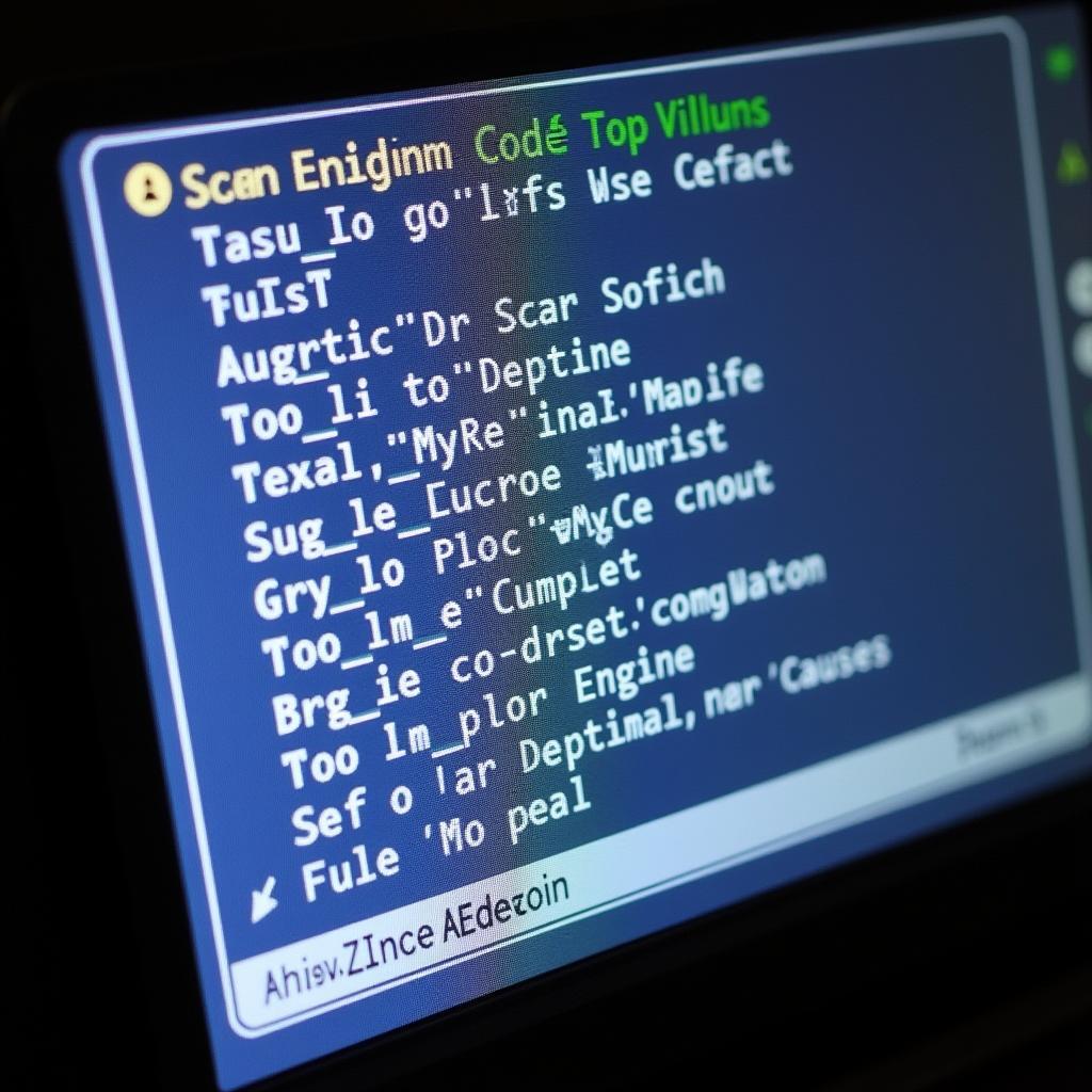 Mechanic Interpreting DTCs on Scan Tool