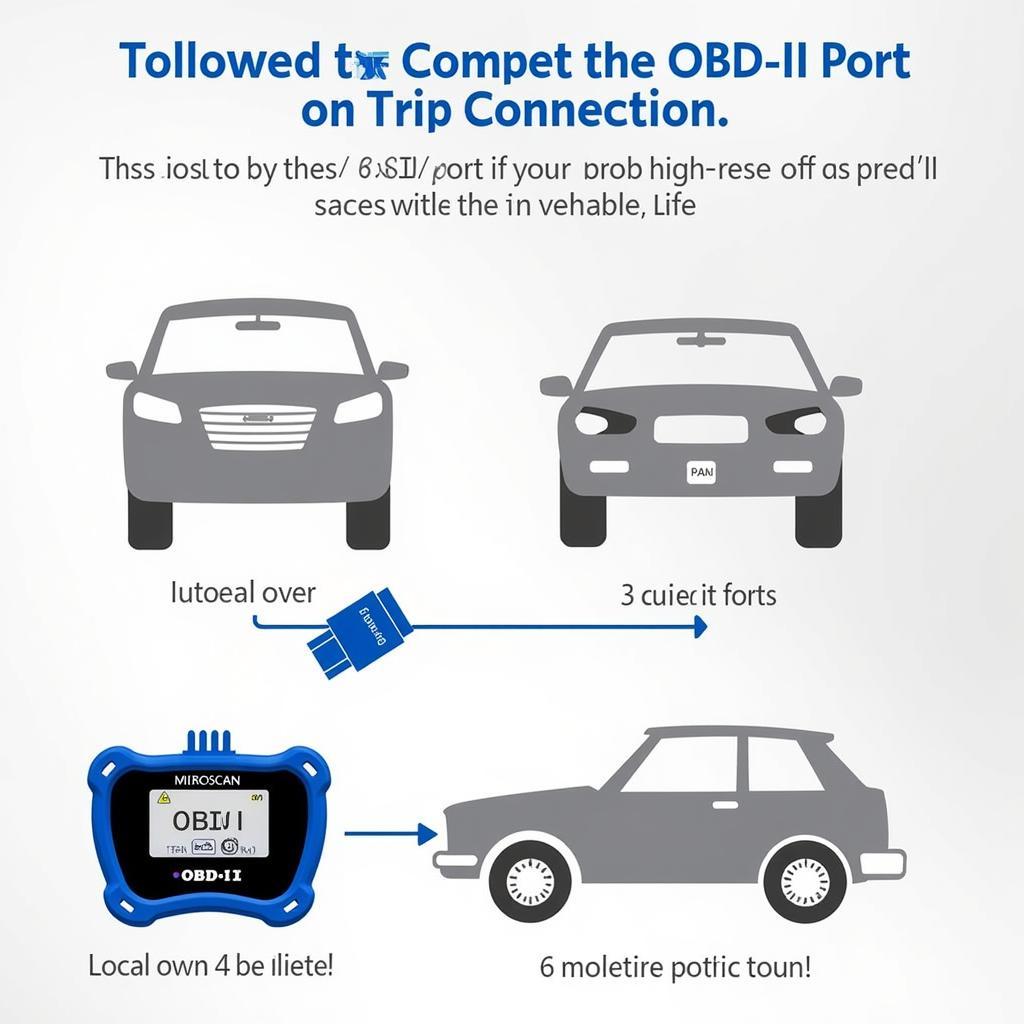 Connecting the Microscan III to the OBD-II Port