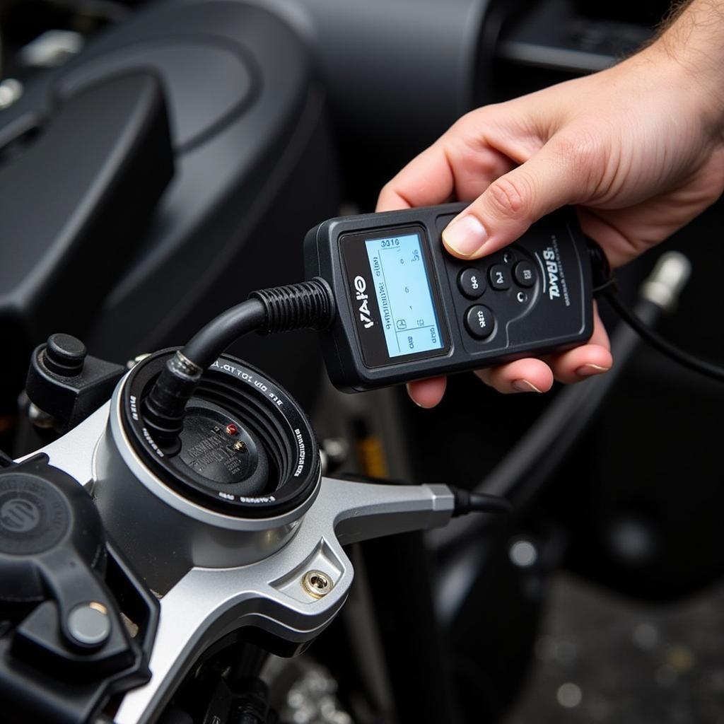 Connecting a Motorcycle ECU Scan Tool