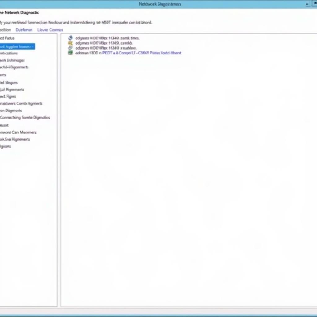 MSDT Network Diagnostics