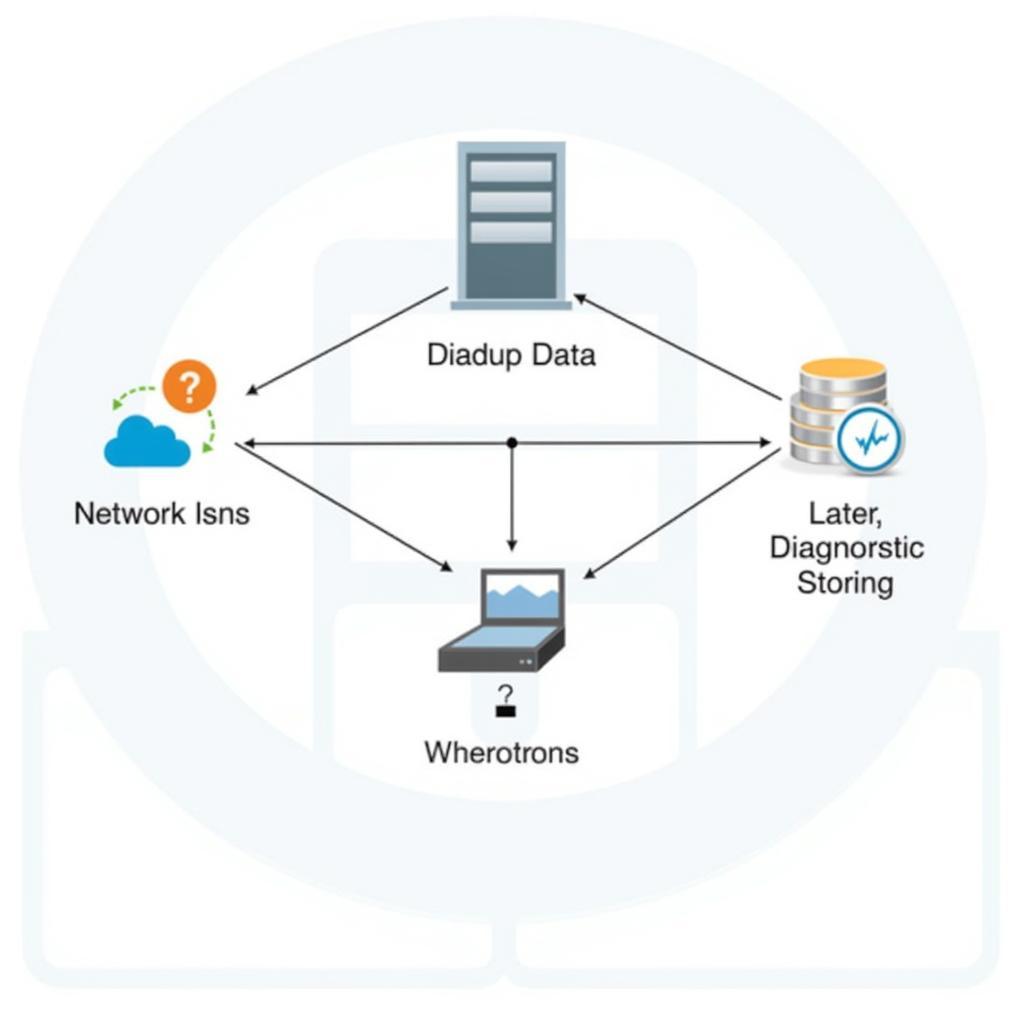 Network diagnostic tools for backup