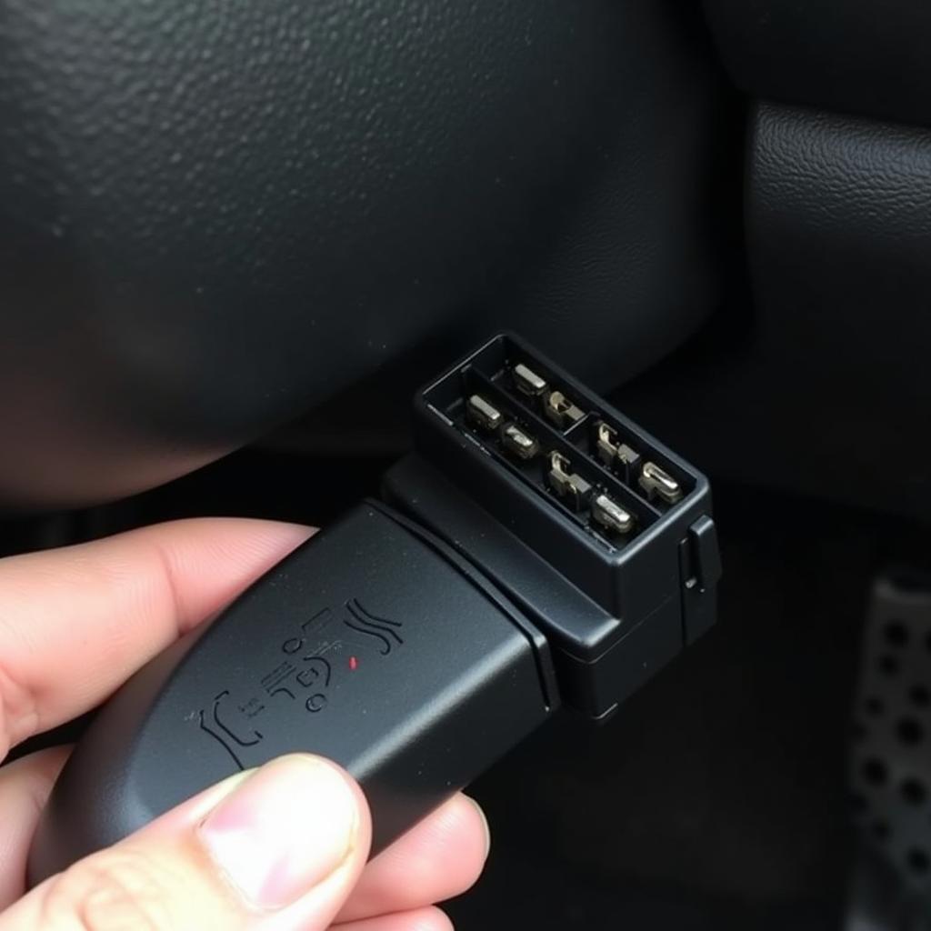 Location of the OBD-II Port in a Car