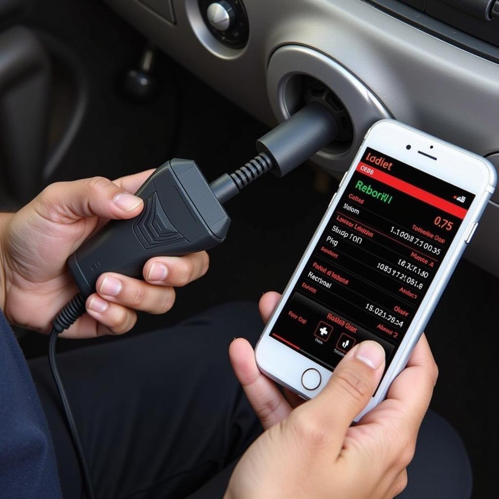 Portable Vehicle Diagnostic Tool on Smartphone