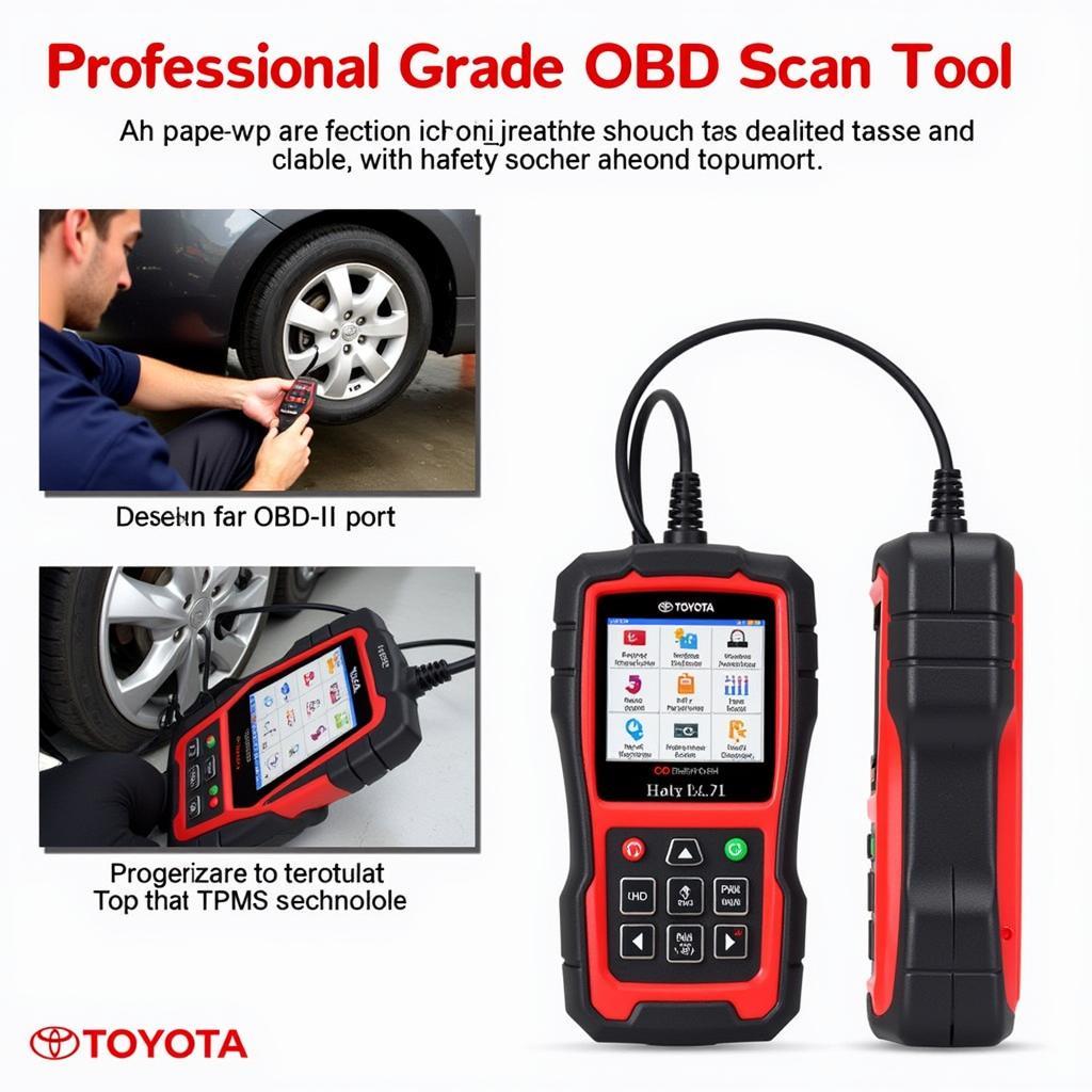 Professional Grade OBD Scan Tool for Toyota TPMS