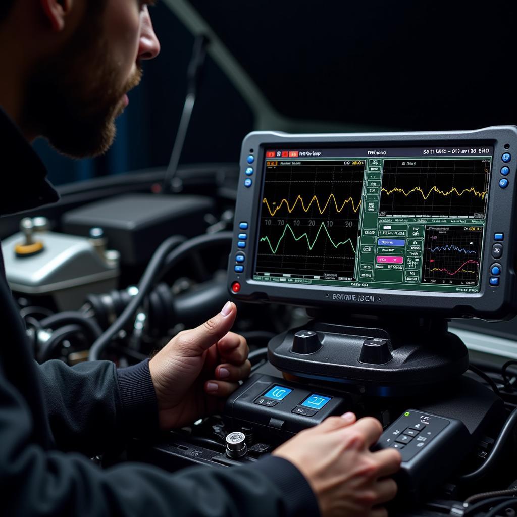 Professional Multi Scan Tool with Oscilloscope for Advanced Diagnostics