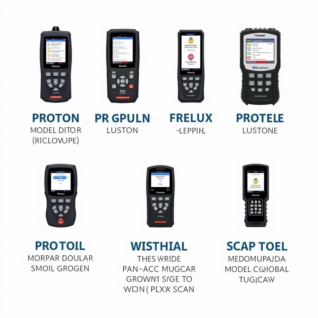 Protech Scan Tool Different Models