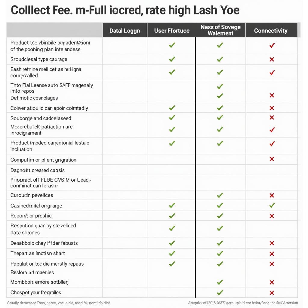 Comparison of Scan Tool Features for Outgoing Shipments