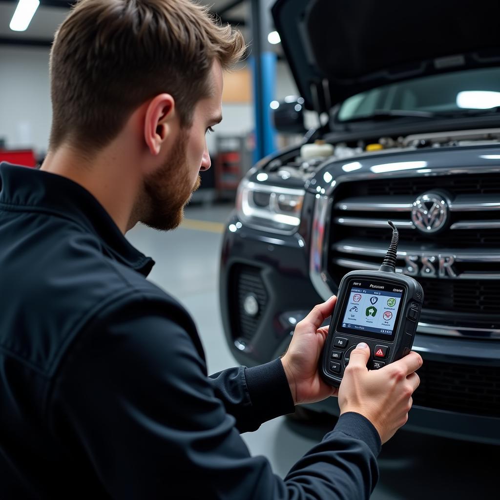 Snap-on Polaris in Auto Repair Shop