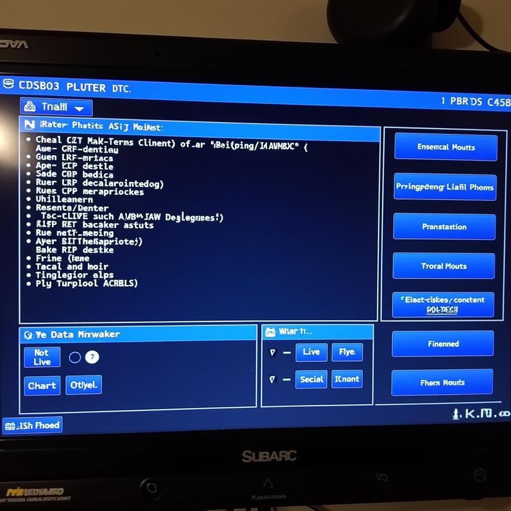 Subaru Diesel Diagnostic Software Interface