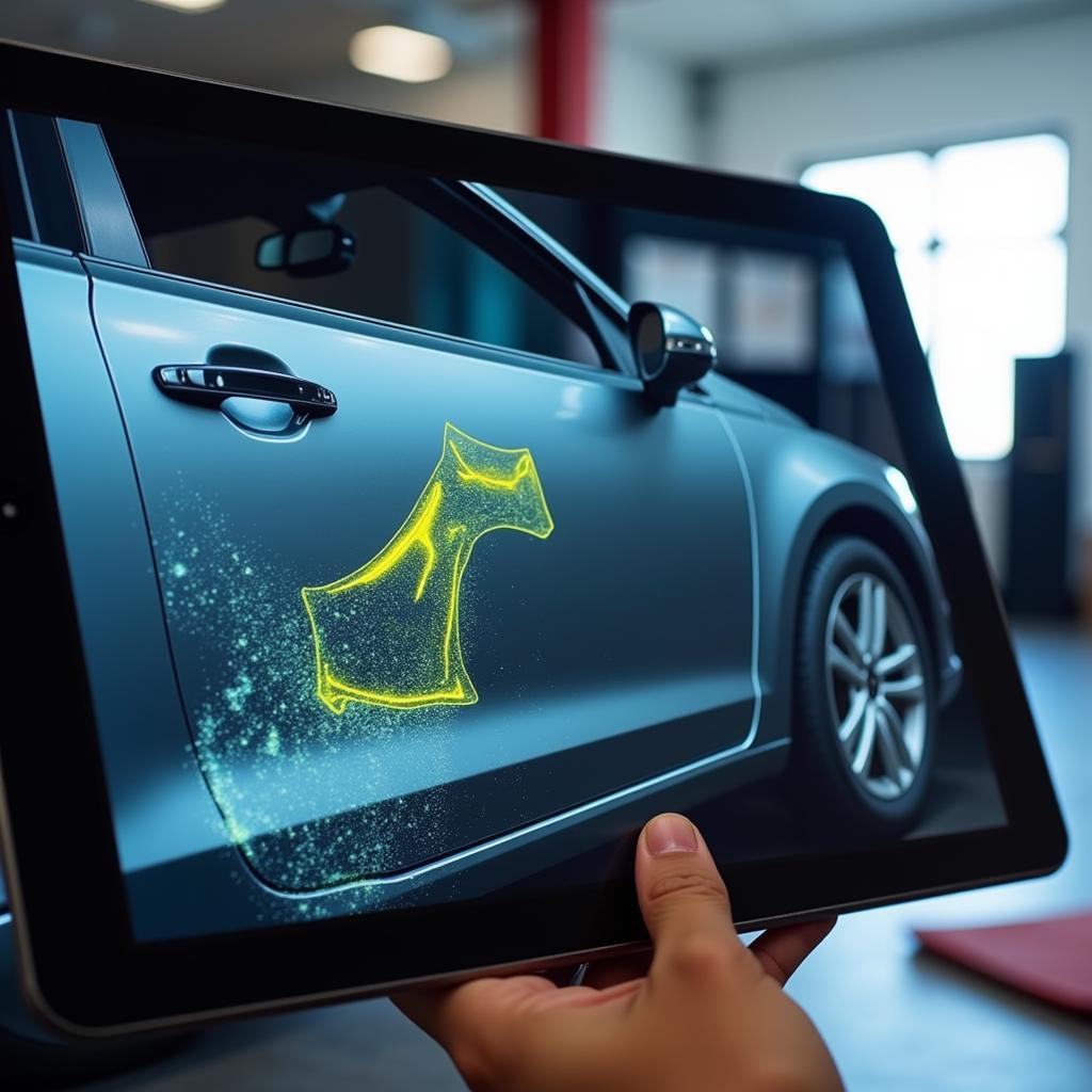 Tablet 3D Scan for Car Damage Assessment