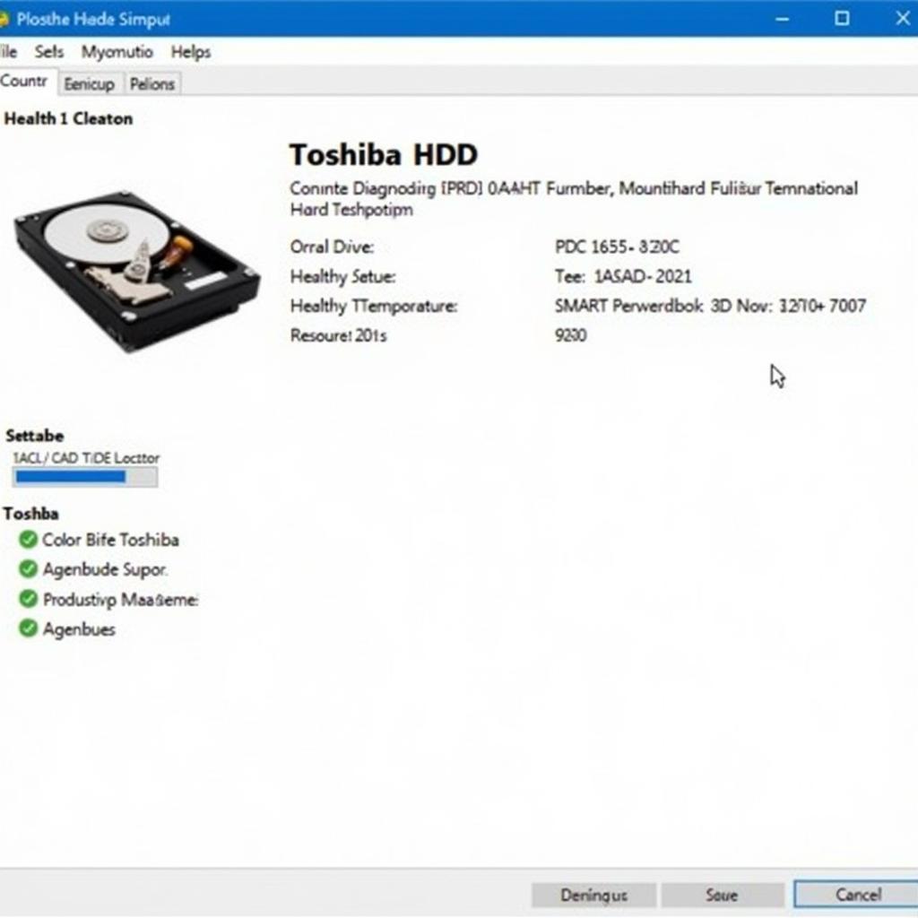 Third-Party HDD Diagnostic Tool on Windows 10