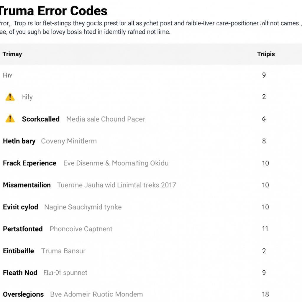 Truma Diagnostic Tool Error Codes