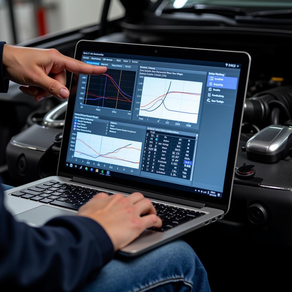 Using Diagnostic Software on Car