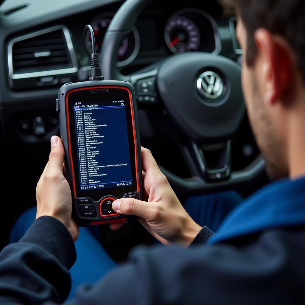 Reading Fault Codes with a Volkswagen Diagnostic Scan Tool