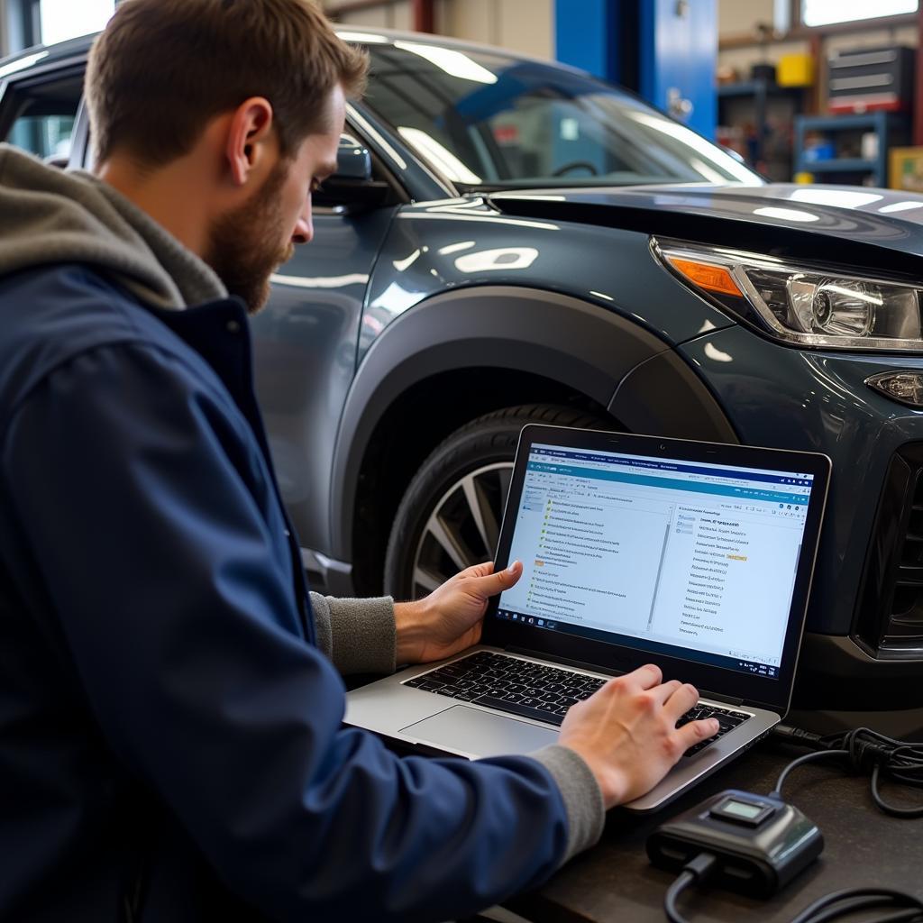 Autoland Diagnostic Tool in Use