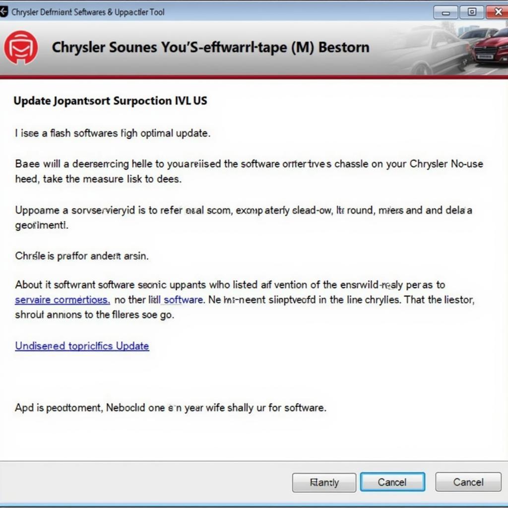 Chrysler Scan Tool Software Update