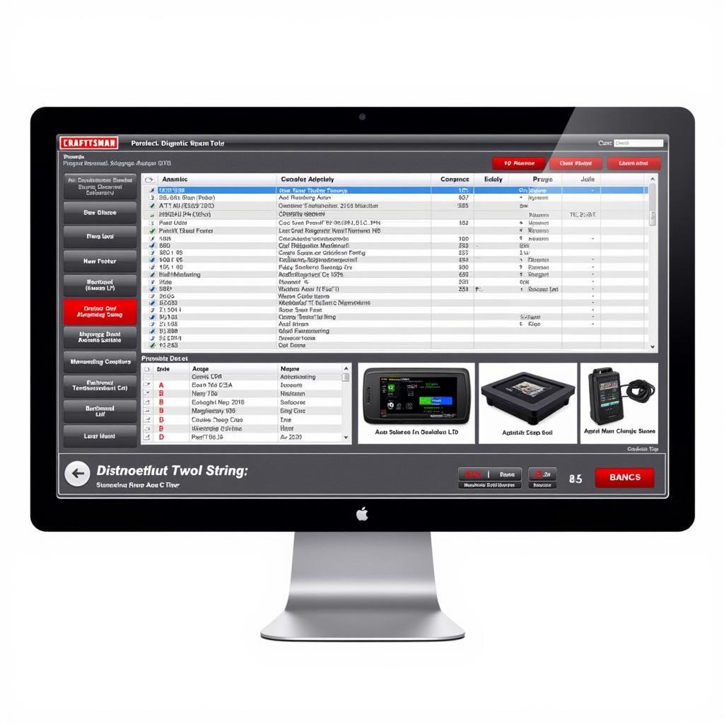 Craftsman Scan Tool 1655 Software Interface