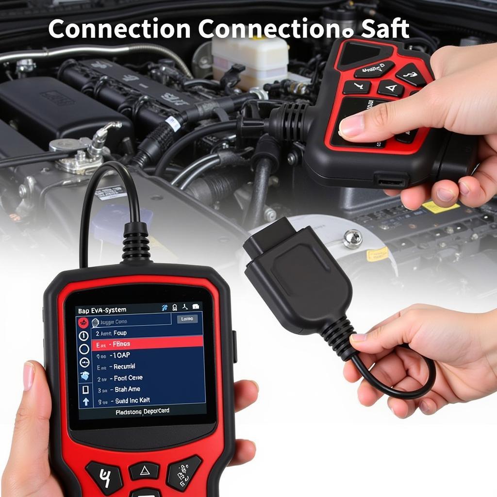 Connecting a Diagnostic Tool to the OBD-II Port for EVAP System Testing