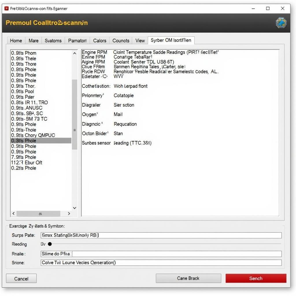 Free OBD2 Scanner Software Interface