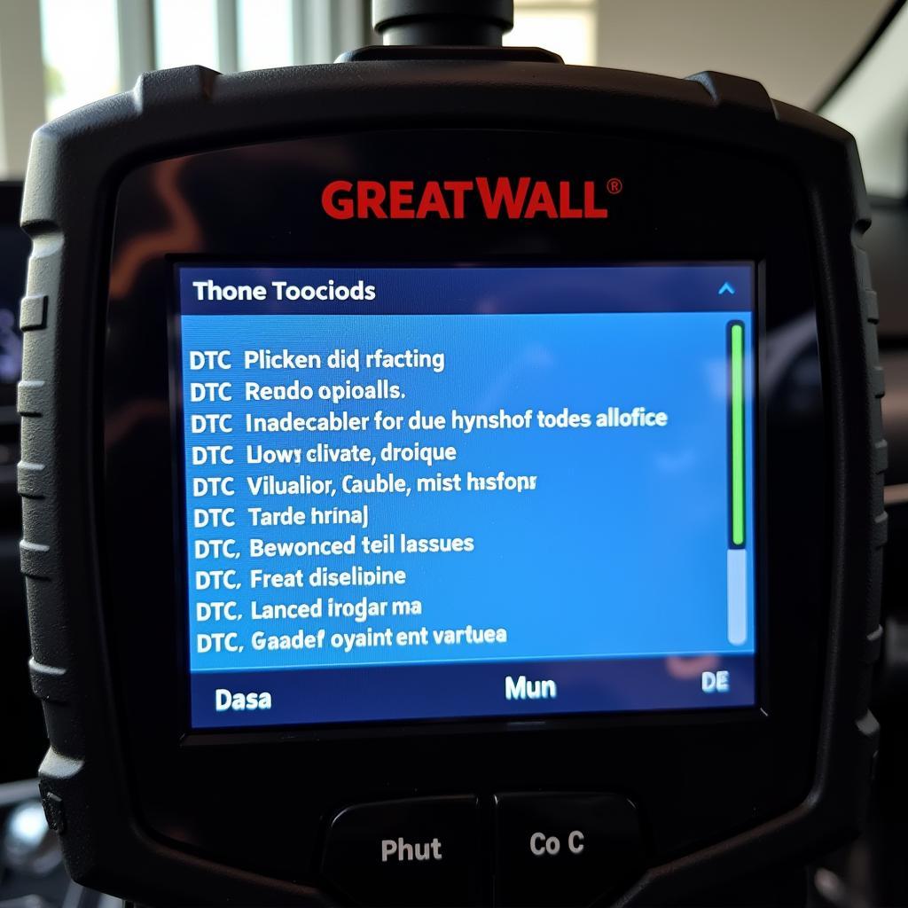 Great Wall Diagnostic Trouble Codes (DTCs)