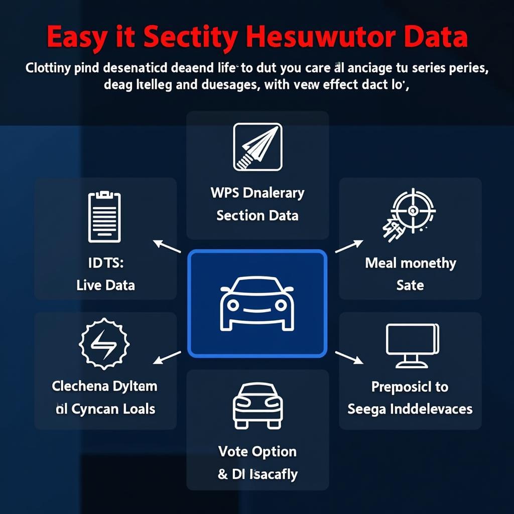 iCarsoft i980 Multi System Diagnostic Tool Interface Display