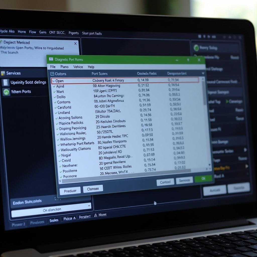 Interpreting Port Scan Results on Diagnostic Software
