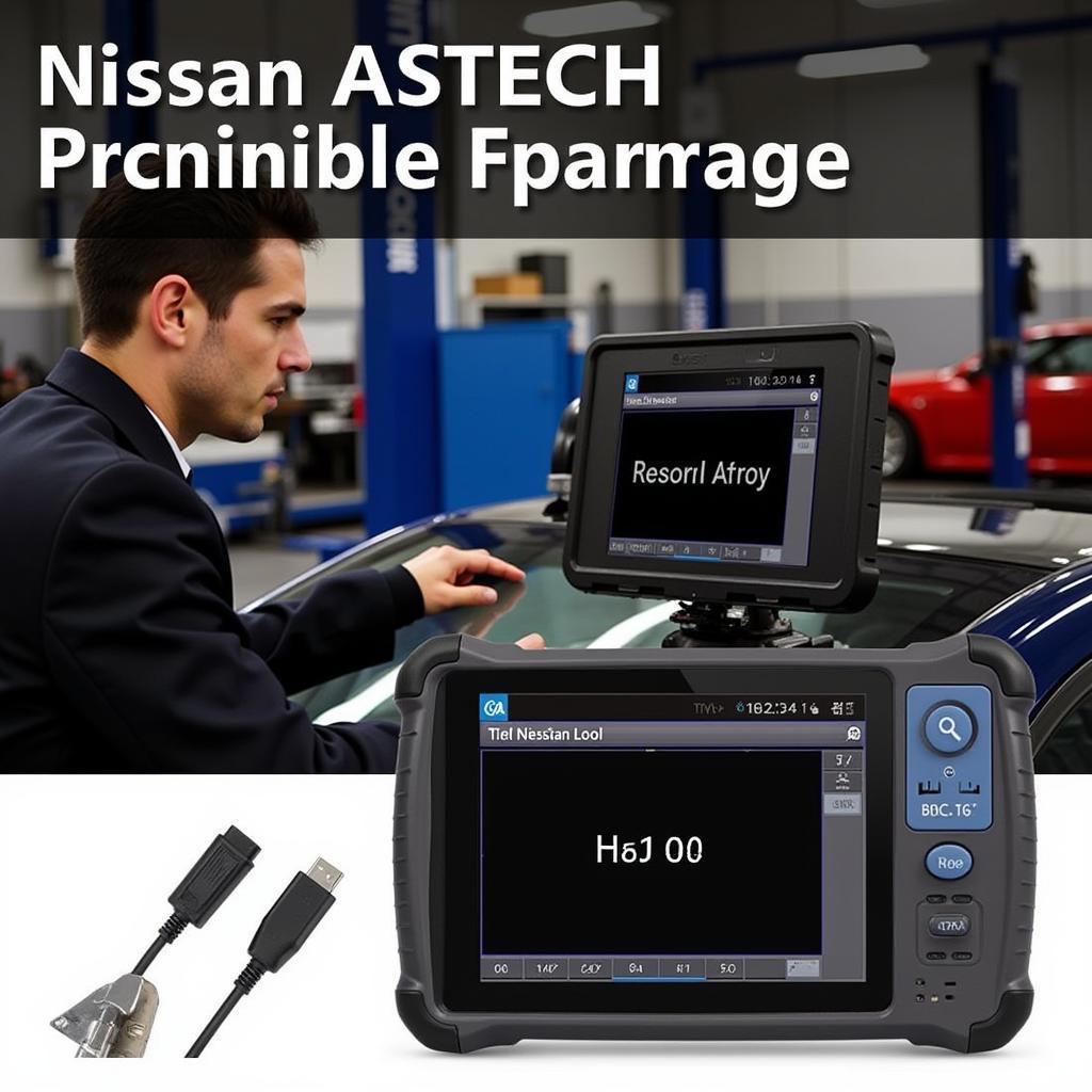 Nissan ASTECH Scan Tool Performing Software Programming