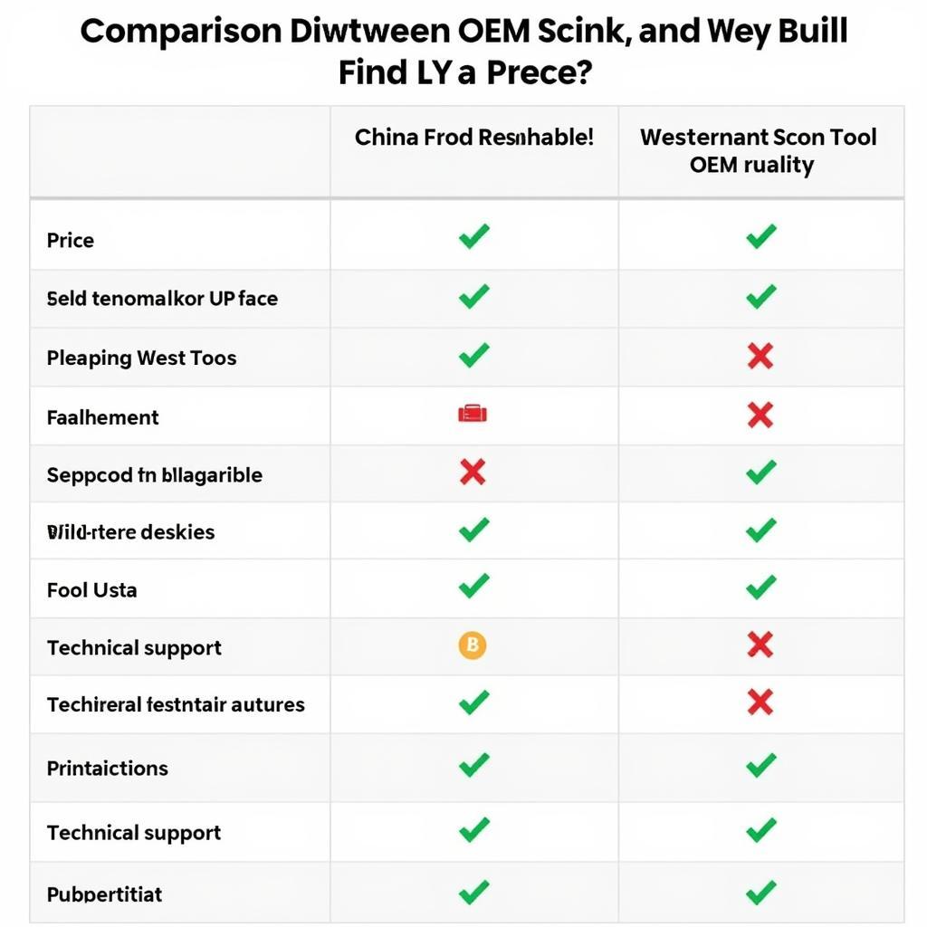 OEM Scan Tool Comparison: China vs. West